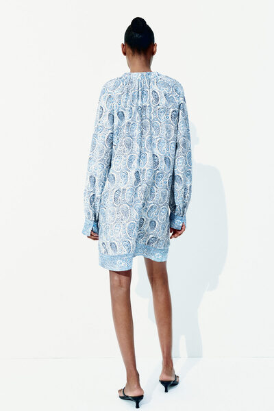 H&M Kuşaklı Tunik Elbise