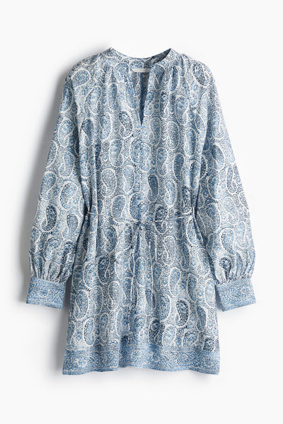 H&M Kuşaklı Tunik Elbise