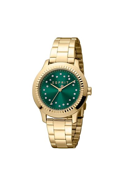 Esprit ES1L351M0095 SET Women Joyce Golden Tone with Green dial Quartz mechanism