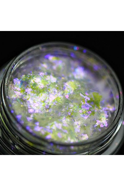 Kajol Beauty Pigment flakes PK117 (translucent with intense purple iridescence) for makeup KAJOL Beauty, <0.25g