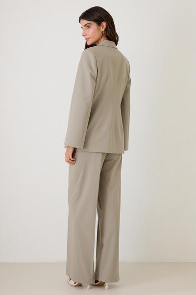 Setre Μπουφάν με ασύμμετρο γιακά με ένα κουμπί με λεπτομέρεια