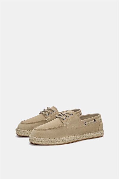 Pull & Bear Leather deck shoes