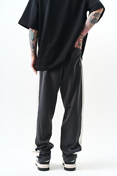 Respire Ανδρικά πόδια με λεπτομέρειες Interlock φαρδιά φούτερ καπνιστή