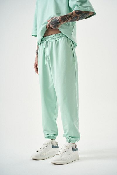Respire Ανδρικό Basic Jogger Sweatpants Water Green