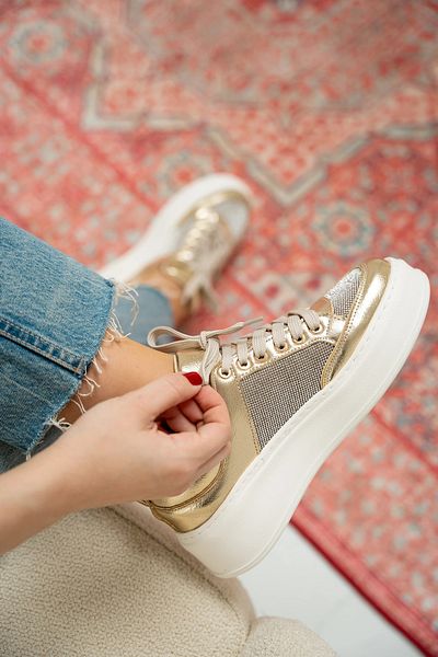 LAMİNTA Osi Gold Stone Women's Sports Shoes