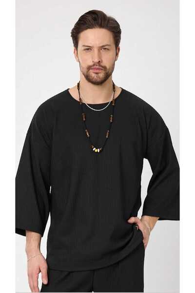 BABBOSS Χαμηλό μανίκι Bohemian Linen Άνετο Φούτερ