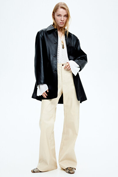 H&M Kaplamalı Pantolon