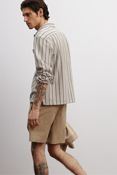 H&M Gofre Şort Relaxed Fit