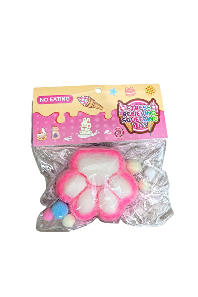 seyuse Kedi Patisi Taba Squishy Stress Oyuncağı Sukuşi Pati, Tüylü Oyuncak Ço...