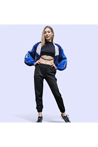 opheliateks Standart Fit Jogger Eşofman Altı Bel Paça Lastikli Basic Düz Uzun Boy(SİYAH)