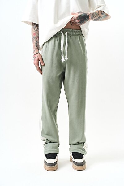 Respire Ανδρικό παντελόνι με λεπτομέρεια στο πόδι Interlock Baggy Mint