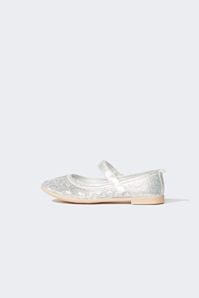 DeFacto Balerini din piele artificială cu talpă plată pentru fete C1052A8NS