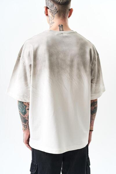 Respire Ανδρικό μπλουζάκι California Oversize εκρού