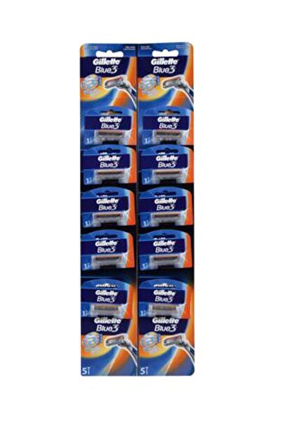 Gillette Blue 3 10's Cardboard