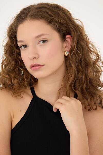 DeFacto Arany kőből készült női fülbevaló szett 2 db - E1448axns