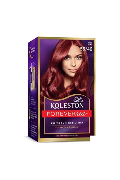 Wella Koleston Kit Saç Boyası 55/46 Kızıl Büyü