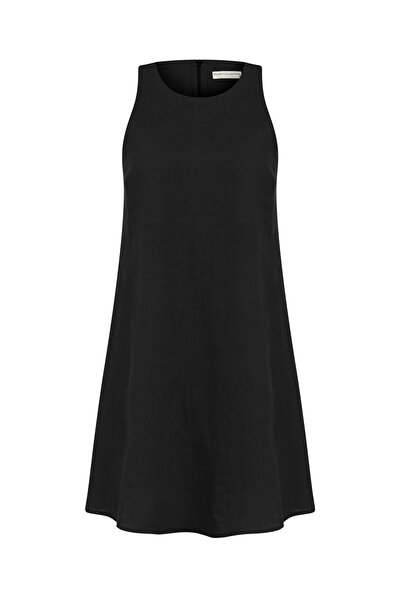 Mudo A FORM KETEN MİDİ ELBİSE