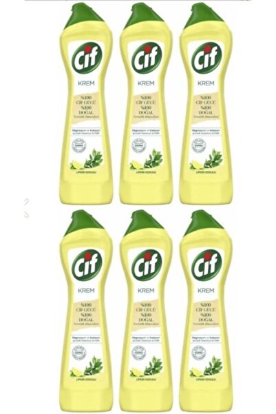 Cif Krem Limon Kokulu 500 Ml X 6 Adet