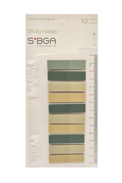 sibga tasarım Translud Random . Book Marker, Sticker and Note Paper 200 Sheets