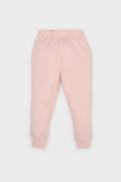 DeFacto Bow Print Sweatshirt and Elastic Waist Sweatpants for Baby Girl 2-Piece Suit E2866A525Sp