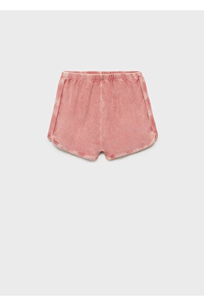 MANGO Woman Terry cotton pamuklu şort
