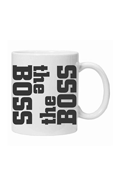 OEM Cana albă personalizată „șeful”, INOVATIX®. 330 ml