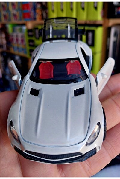 OYUNCAKSAHİLİ MERCEDES AMG GT SPORT METAL ARABA 12x5CM KAPILARI BAGAJ CAMI AÇILIR ÇEKBIRAK BYZ