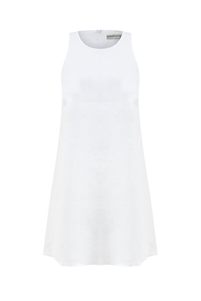 Mudo A Form Linen Midi Dress