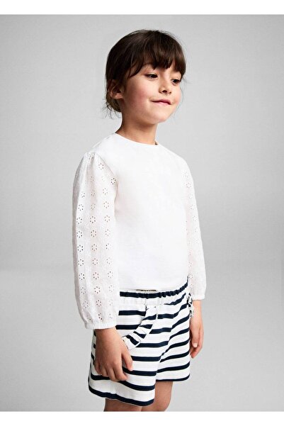 MANGO Baby Çizgili şort