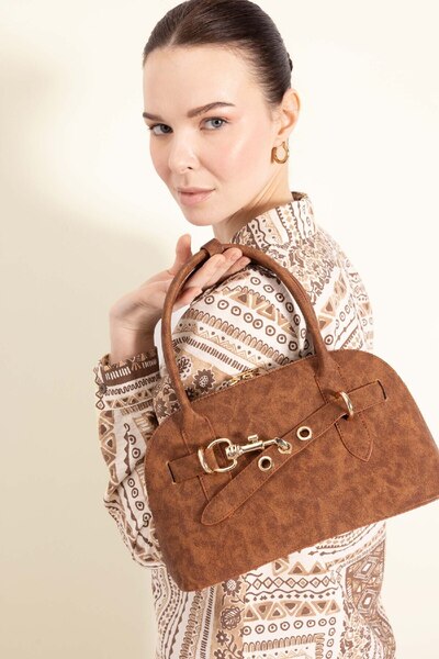 DeFacto Geantă de umăr din piele artificială pentru femei E3756AXNS