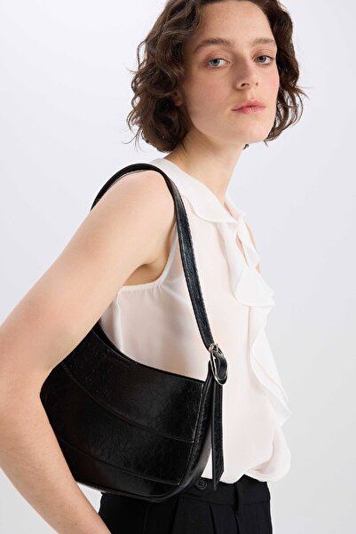 DeFacto حقيبة كتف نسائية من الجلد الصناعي E3417AXNS