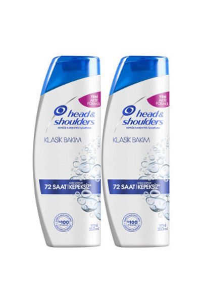 Head&Shoulders Head & Shoulders 350 Ml - 1-1 Classic Care Shampoo, 72 Hours Without Dandruff, X 2 Pieces