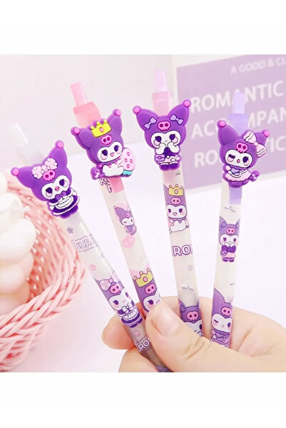 ÖZ OFİS Kuromi Sanrio 0.7 Uçlu Kalem Seti 4'lü Set