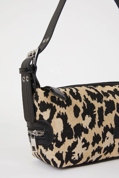 DeFacto Women's Leopard Patterned Faux Leather Shoulder Bag E3549Axns