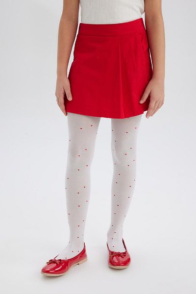 DeFacto Girl's Red Gabardine Shorts Skirt A1927A825Sm