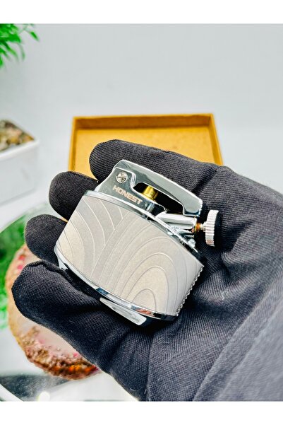 Genel Markalar Marka Şık Hediye Kutulu Benzinli Çakmak - Kişiselleştirilebili...