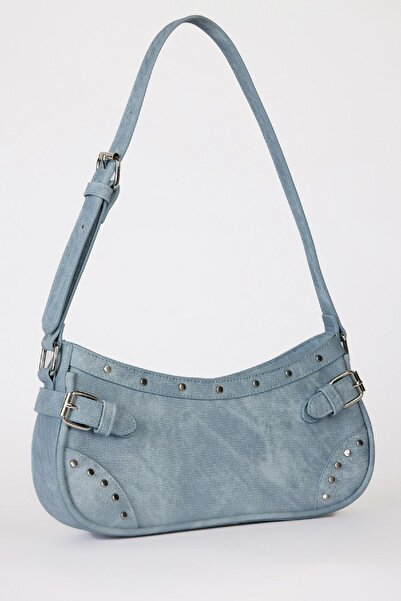 DeFacto Women's Jean Look Shoulder Bag E3704Axns