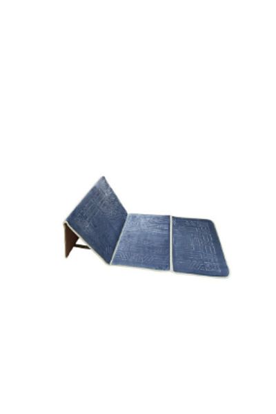ROYAL ROSE Silver Grey Foldable Prayer Rug 112x54cm