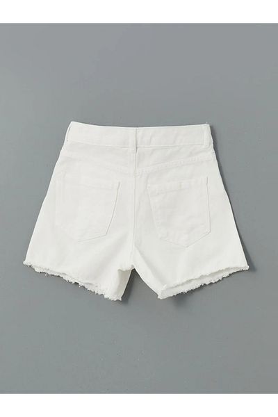LC Waikiki LCW Παιδικό τζιν σορτς για κορίτσια με ρυθμιζόμενη μέση