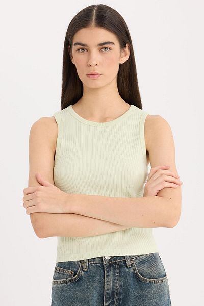 DeFacto Slim Fit Camisole Tank Top A8859Ax25Sp Basic Halter Neck