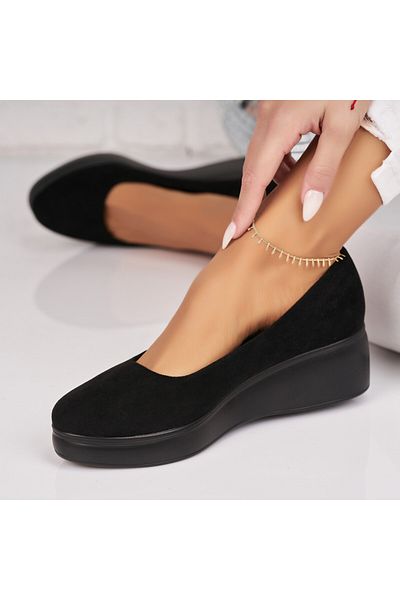Joana Pantofi dama casual Negri din Piele Ecologica Intoarsa Penny2