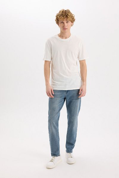 DeFacto Τζιν παντελόνι Slim Tapered Fit E3336AX25SP