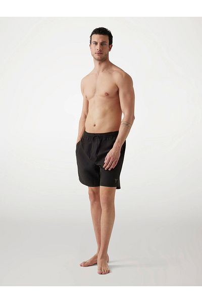 Guess Ανδρικό μαύρο μαγιό Swımtrunk Basic Medium F4gt01wg282-jblk