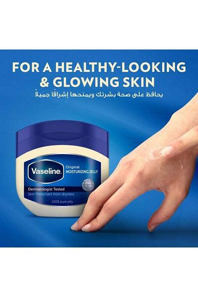 Vaseline Original Moisturizing Gel with Triple Purifying Formula to Protect Skin from Dryness Clear 100ml Clear