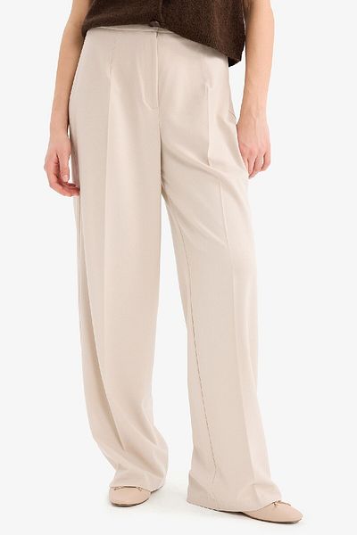 DeFacto High Waist Wide Leg Basic Pants - C6402Ax25Sp