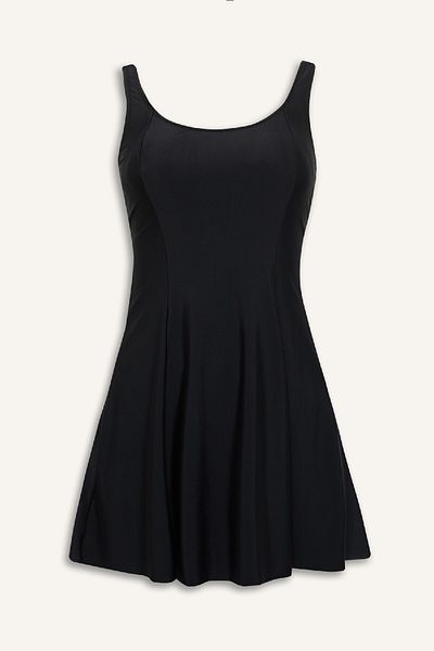 DeFacto Regular Fit Skirted Swimsuit-Fall in Love X7909Az25Sm