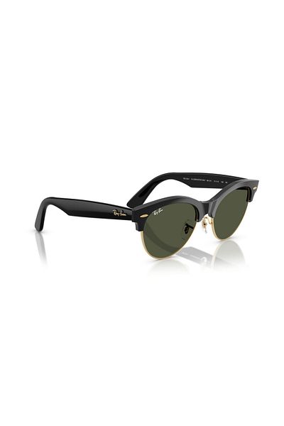 Ray-Ban Rb 2341 90131 51 Clubmaster Way Unisex Oval Black Combined Sunglasses
