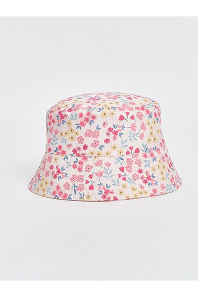LC Waikiki LCW baby Flower Patterned Baby Girl Bucket Hat