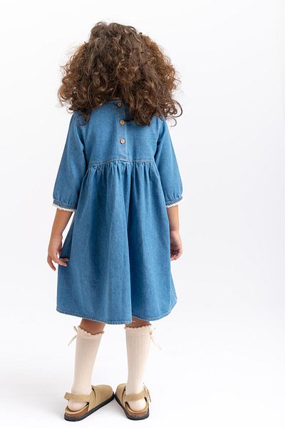 Cigit Φόρεμα Kopanakili Denim 2-7 Years Blue