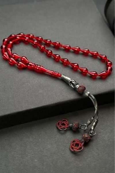 dergah tesbih 5y Water Drop Amber Rosenkranz